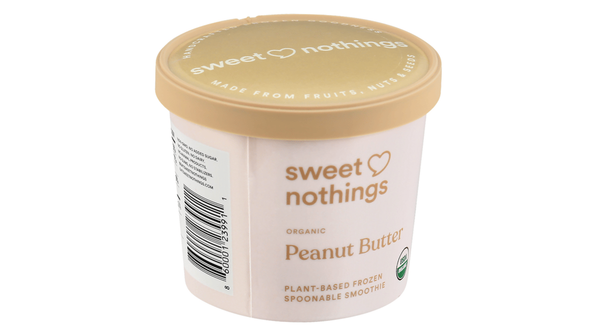 Sweet Nothings  Organic Peanut Butter Frozen Smoothie