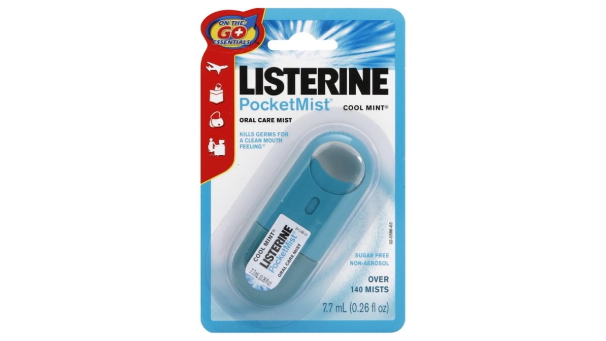 Listerine PocketMist Oral Care Mist Cool Mint (0.26 oz) | Delivery Near ...