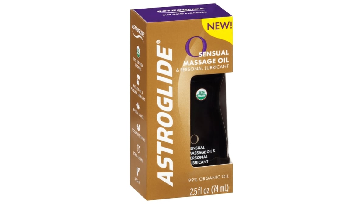 Astroglide Sensual Massage Oil & Personal Lubricant (2.5 oz) | Delivery Near  Me - Doordash