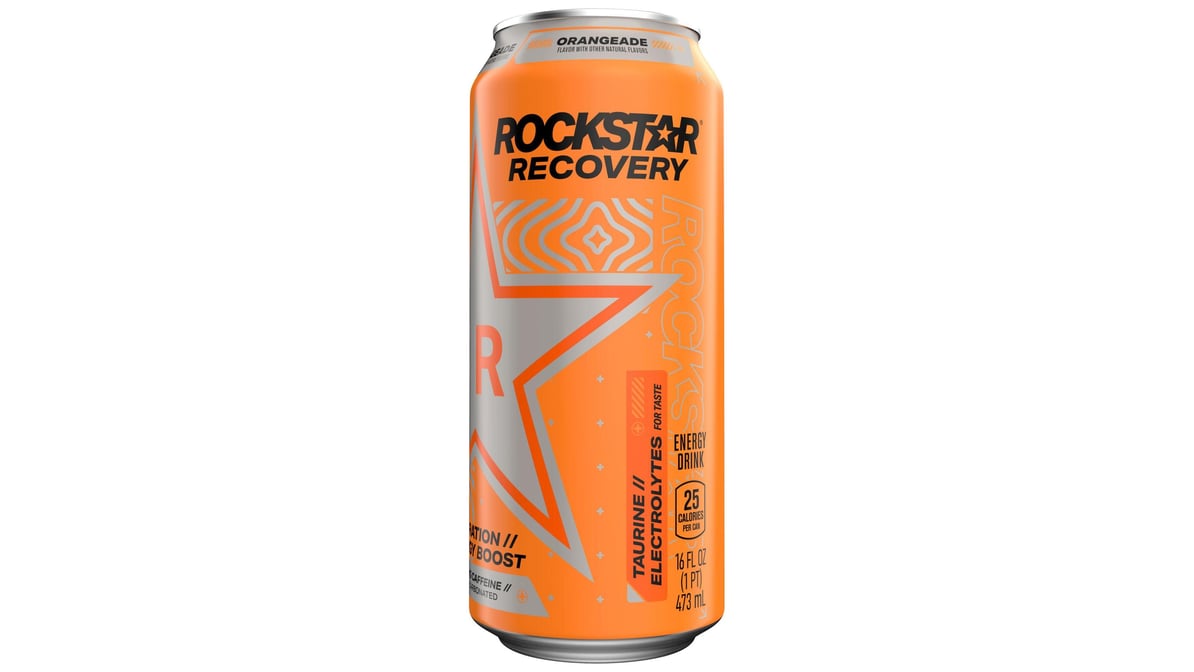 Rockstar Recovery Orange Energy Drink - 16 fl oz Can