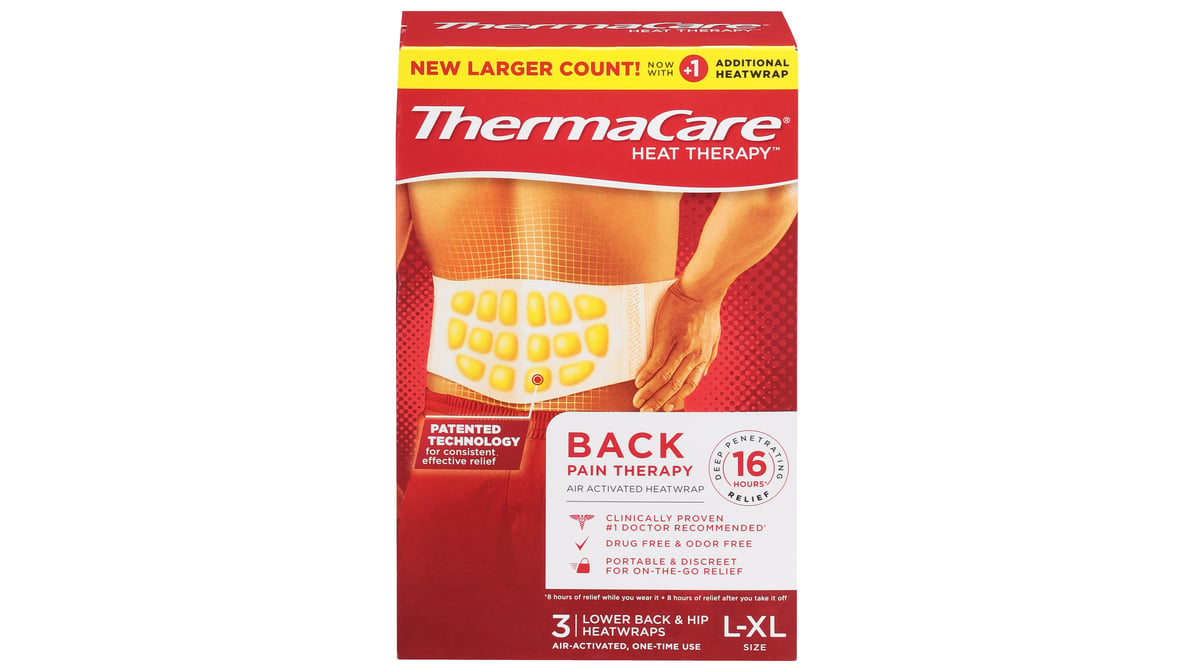 Back Pain Therapy up to 16 hours of pain relief - ThermaCare