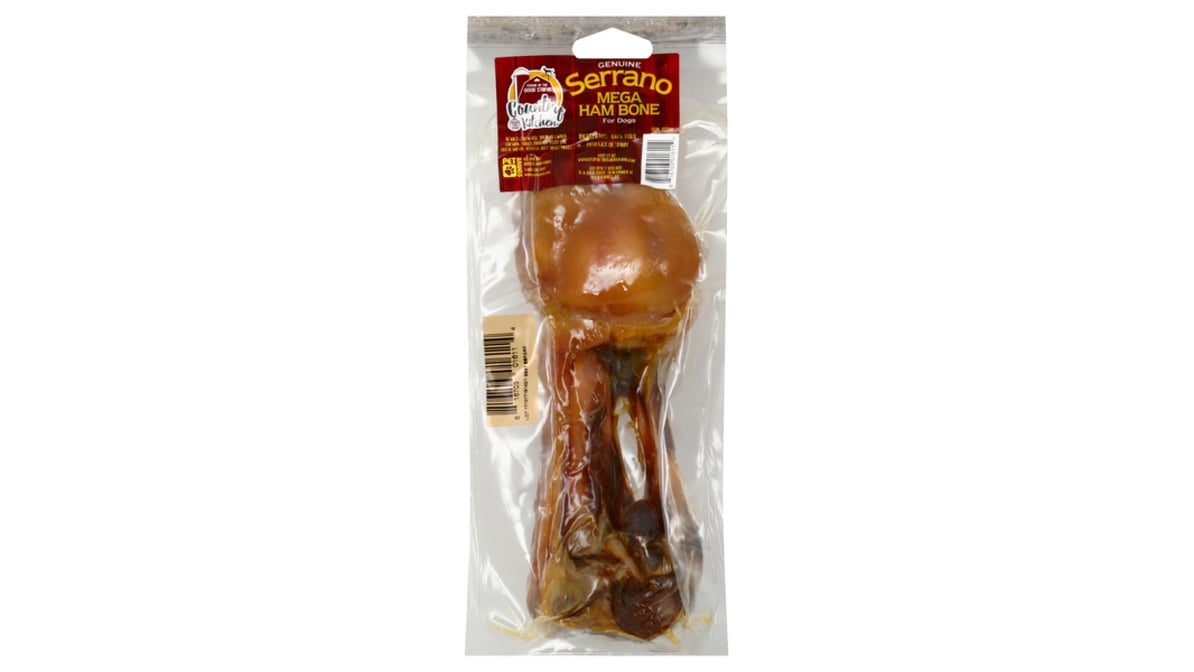 Country kitchen serrano clearance ham bone dog treat