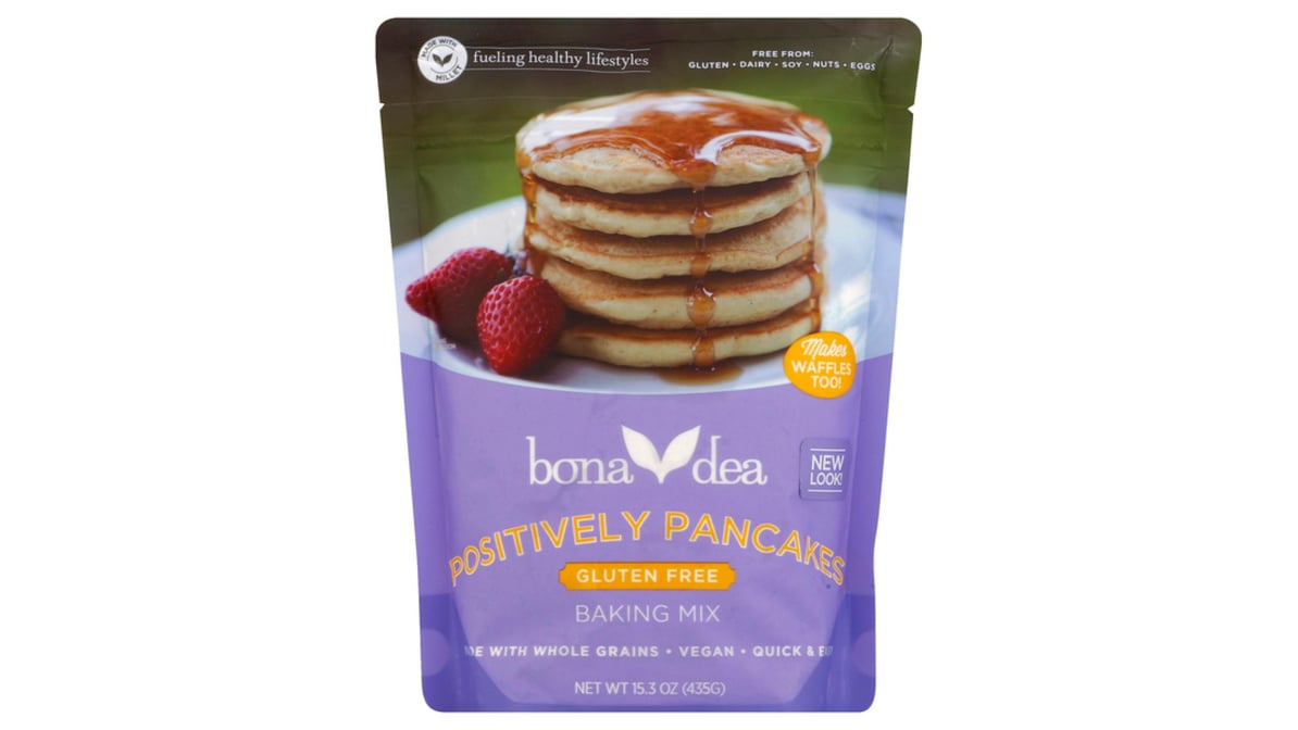 Bona Dea Gluten Free Positively Pancakes Baking Mix (15.3 oz) | Delivery  Near Me - Doordash