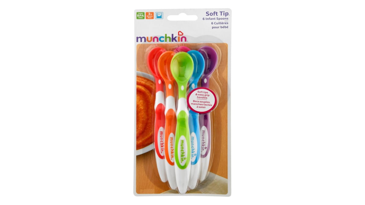 Munchkin Infant Spoon Soft Tip 3+ Months (6 ct) Delivery - DoorDash
