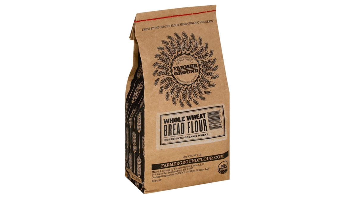 Farmer Ground Whole Wheat Bread Flour 20 lb