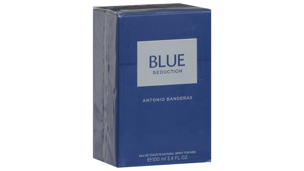 Antonio Banderas Blue Seduction Eau de Toilette Natural Spray for Men (3.4  oz) | Delivery Near Me - Doordash