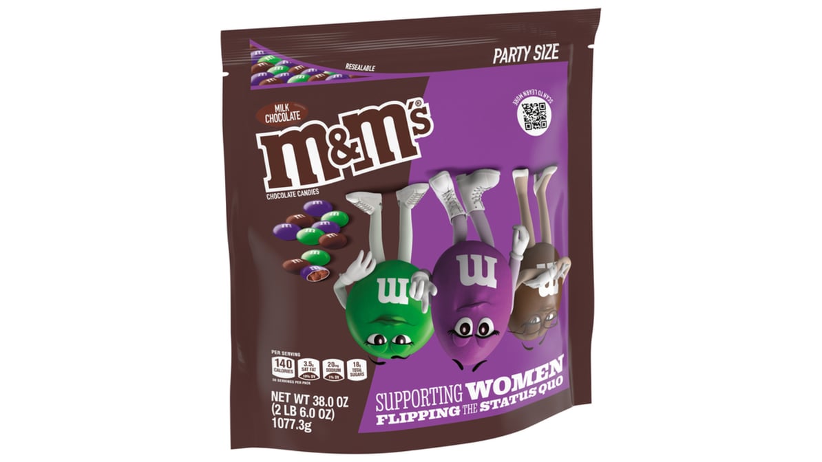 M&M's Milk Chocolate Candy - Purple: 2LB Bag