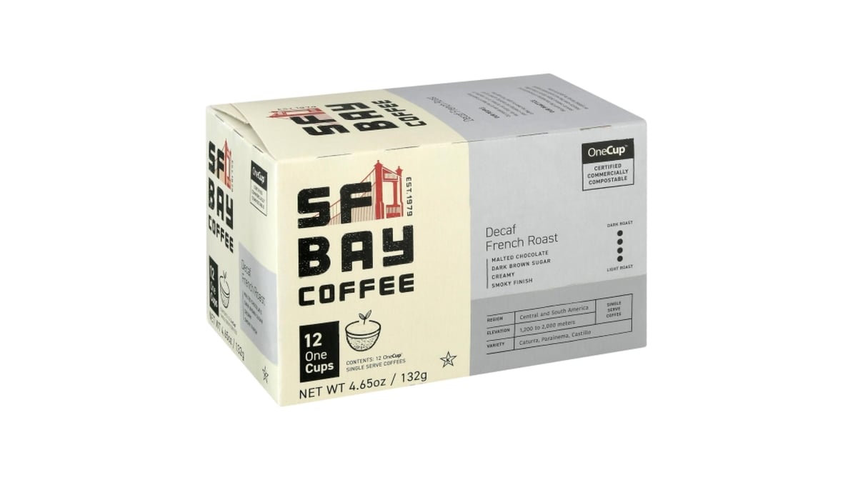 San francisco bay decaf k clearance cups