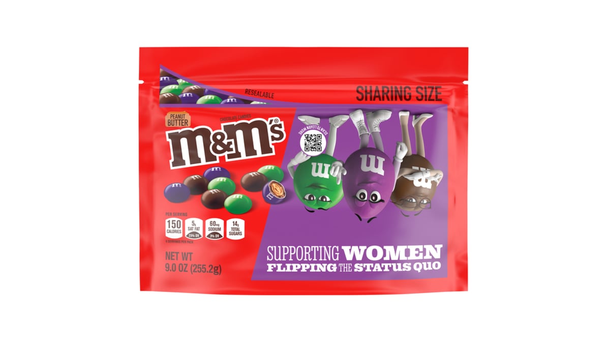 M&M'S Peanut Butter Milk Chocolate Candy Sharing Size Resealable