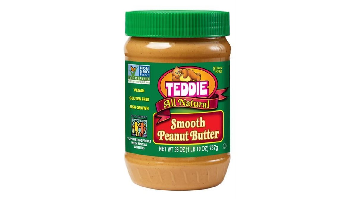 Natural Smooth Peanut Butter - Teddie Natural Peanut Butter