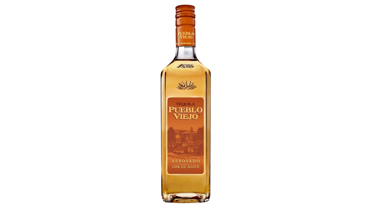 Pueblo Viejo 80 Proof Reposado Tequila Bottle (750 Ml) 