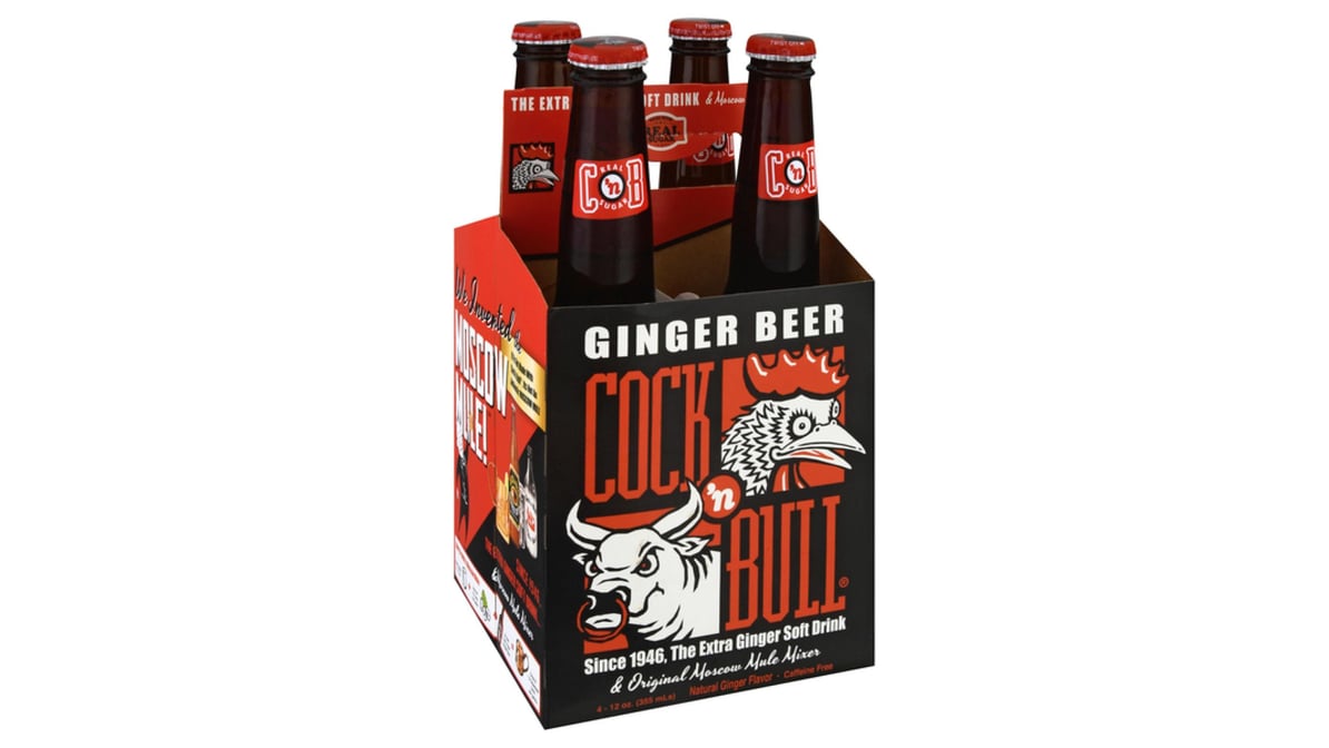 Cock N Bull Ginger Beer Bottles 12 Oz X 4 Ct Delivery Near Me Doordash 2650