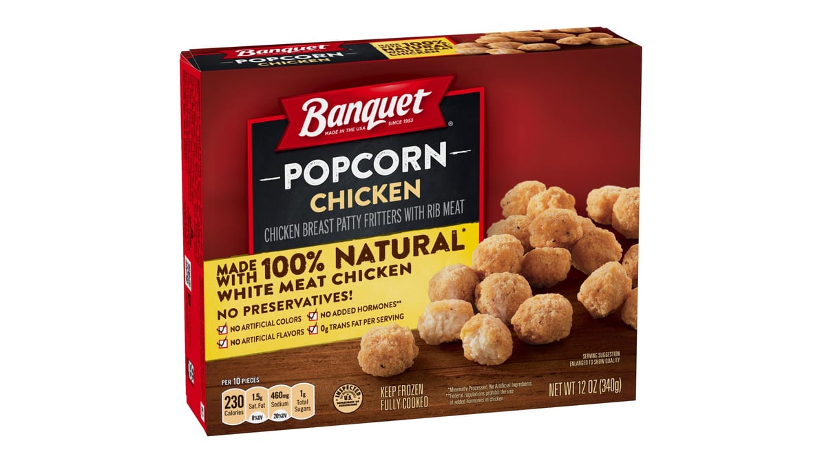 Banquet Frozen Chicken Popcorn (12 oz) | Delivery Near Me - Doordash