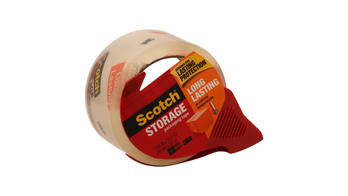 Scotch Packaging Tape, Storage, Long Lasting