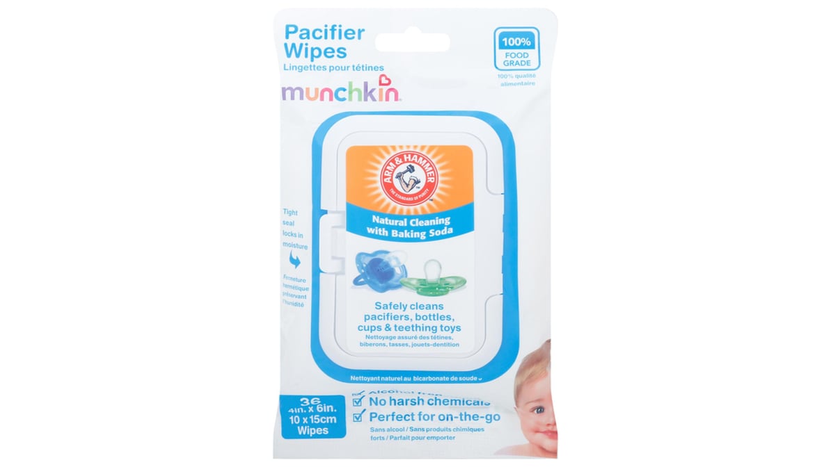 Munchkin Arm & Hammer Pacifier Wipes - 36 count
