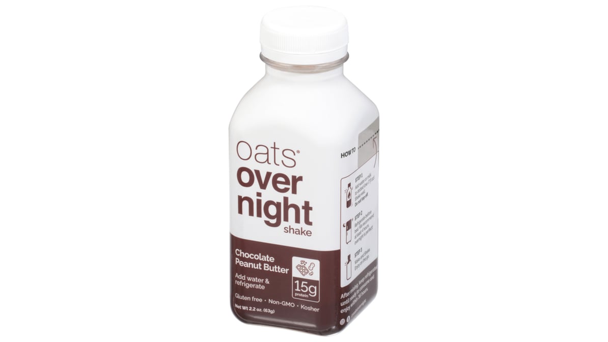 Oats Overnight- Chocolate Peanut Butter Overnight Oats Shake 2.2oz 