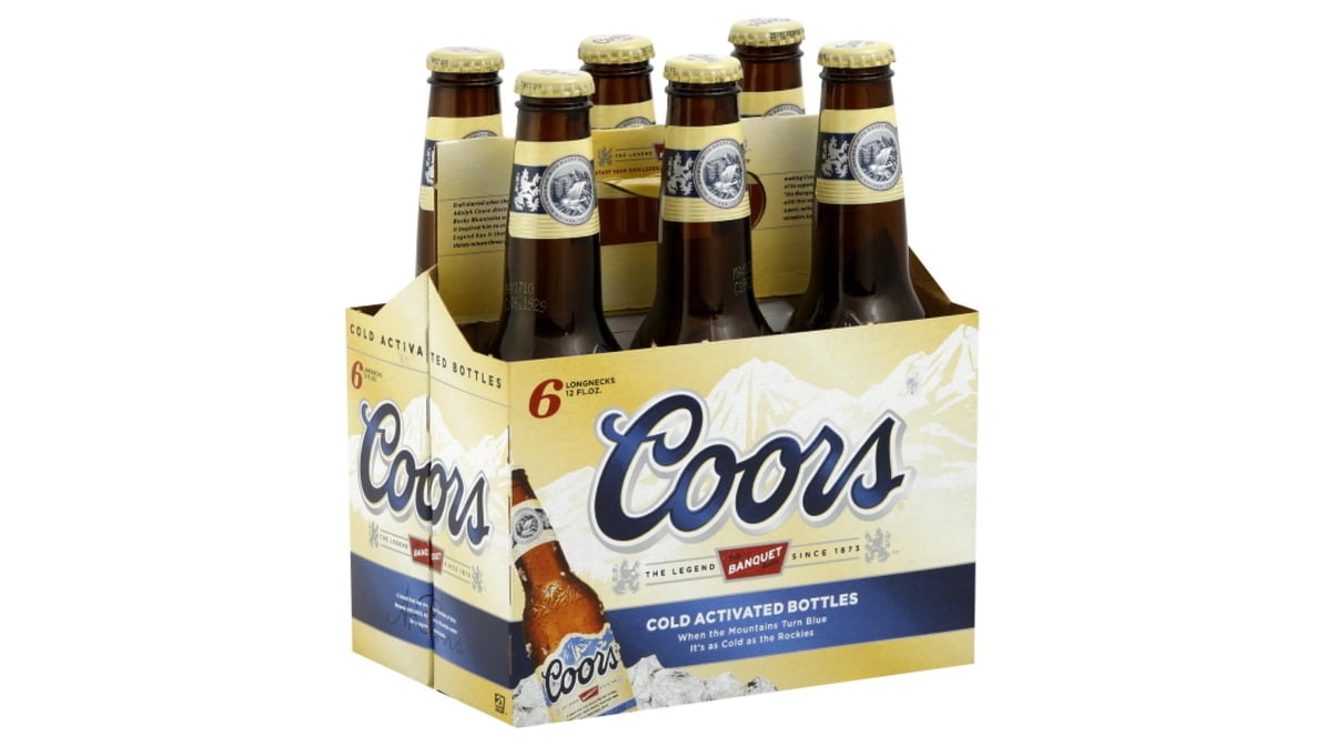Coors Banquet Beer - 6pk/12 Fl Oz Bottles : Target