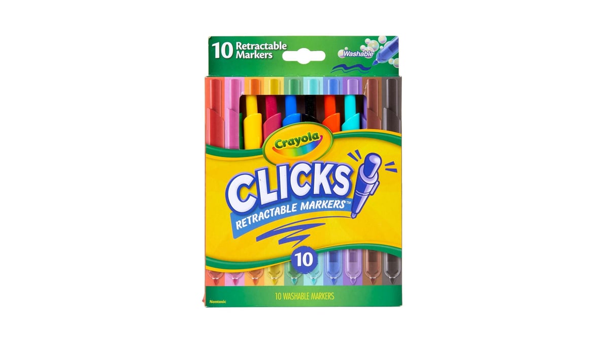 Crayola Clicks Retractable Markers, Crayola.com