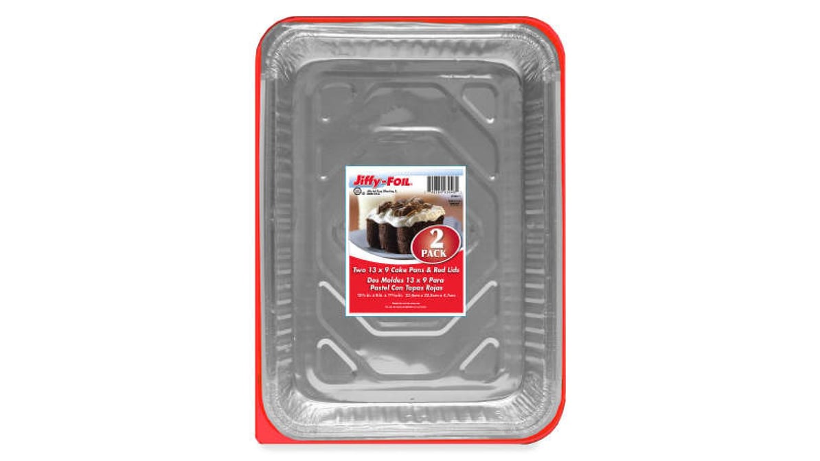 Jiffy-Foil 13 x 9 Cake Pans, 2 count