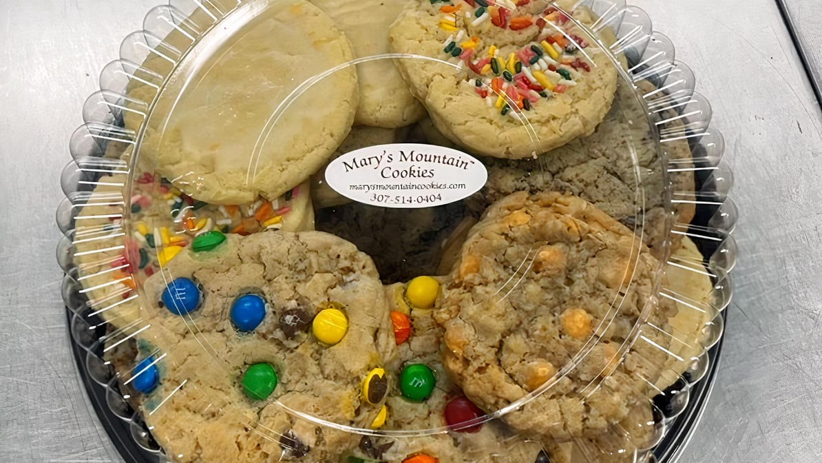 Large Party Tray - $59 (100 - 1 oz. cookies) - Mary's Mountain Cookies