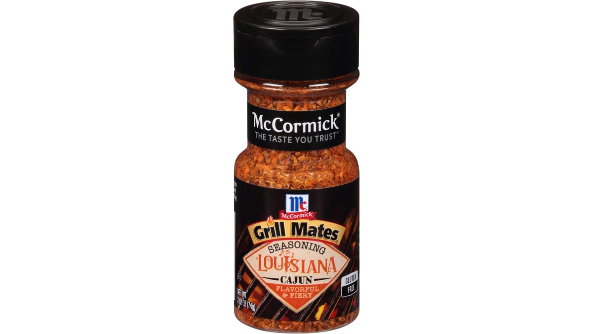 McCormick Grill Mates Louisana Cajun Seasoning Flavorful/Fiery Gluten Free