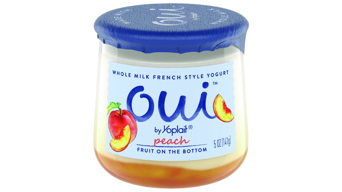 Oui by Yoplait French Style Strawberry Whole Milk Yogurt, 5 OZ Jar