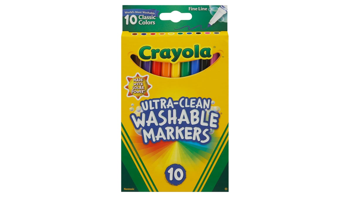 Crayola 20ct Super Tips Washable Markers : Target