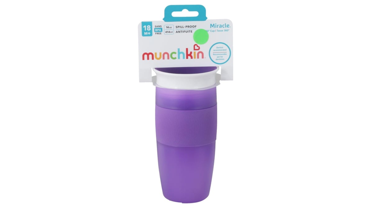 Munchkin Miracle 360 Degree 18+ Months Sippy Cup (14 oz) | Delivery Near Me  - Doordash