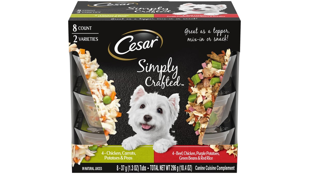 Simply cesar hotsell dog food