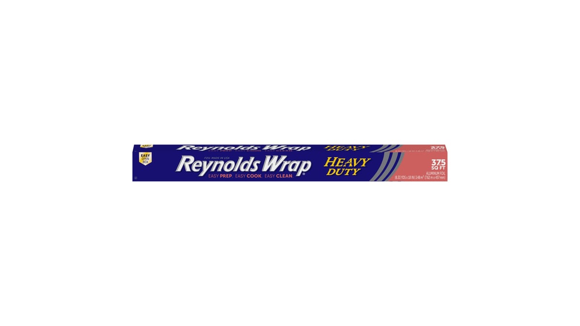 Reynolds Wrap Heavy Duty Non-Stick Aluminum Foil 30 sq ft Box (1 ct)  Delivery - DoorDash