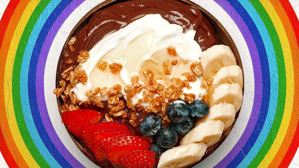 Acai Bowls with Granola and Banana - The Charming Detroiter