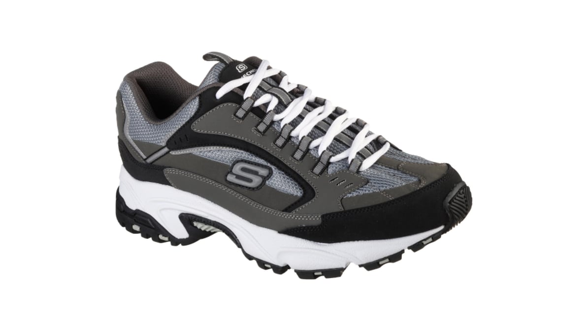 Vaccinere mus Skinne Skechers Sport Men's Stamina Cutback Casual Shoes, Charcoal Black, Size 9.5W