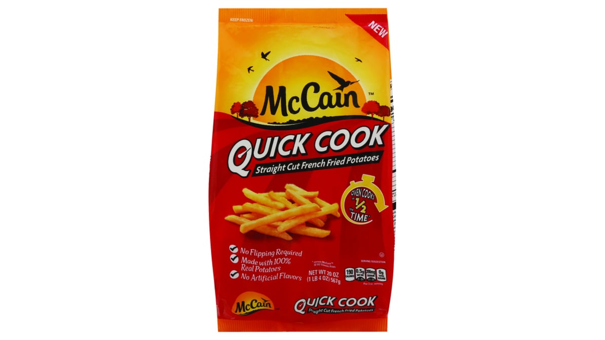 McCain Quick Cook Straight Cut French Fries, made with real