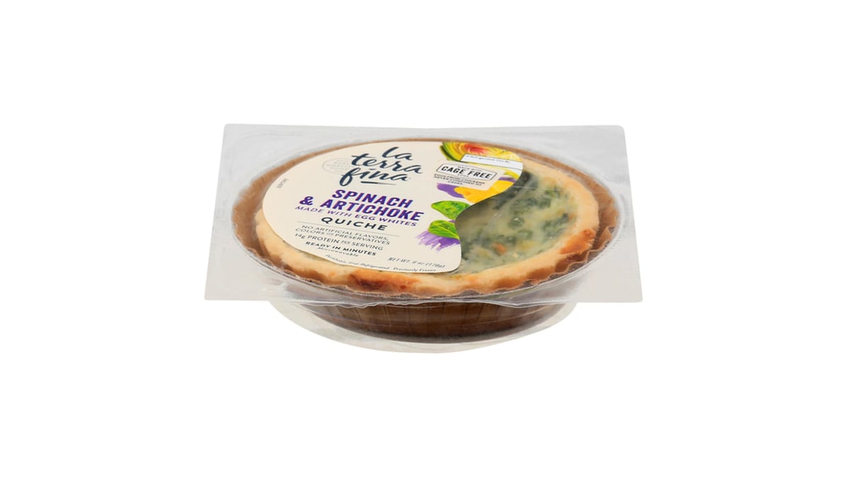 Spinach & Artichoke Quiche Delivered