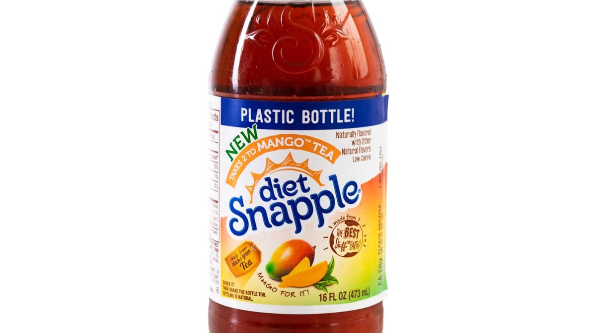 Snapple Juice Drink, Peach Mangosteen 16 fl oz (473 ml)