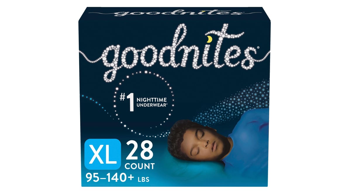 Goodnites Boys Nighttime Extra Large Bedwetting Underwear (28 ct) |  Delivery Near Me - Doordash