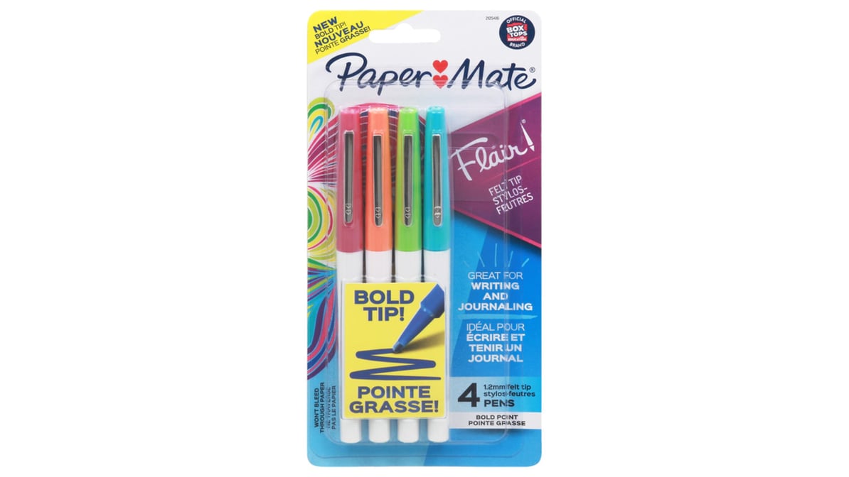 Paper Mate Flair Bold Bullet Tip 1.2mm Felt Tip Pen