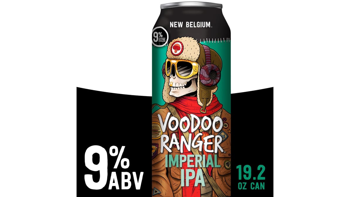 New Belguim Voodoo Ranger single 19.2 oz cans - Capital Beer and Wine