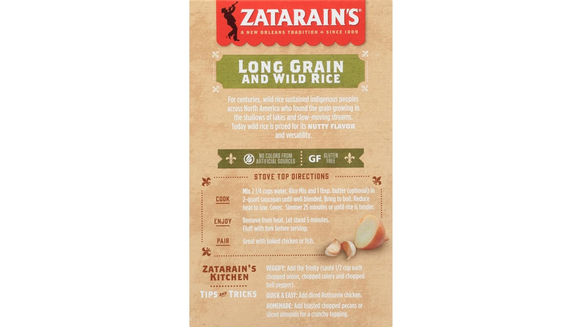 Zatarain's Red Beans And Rice, Original - 8 oz box