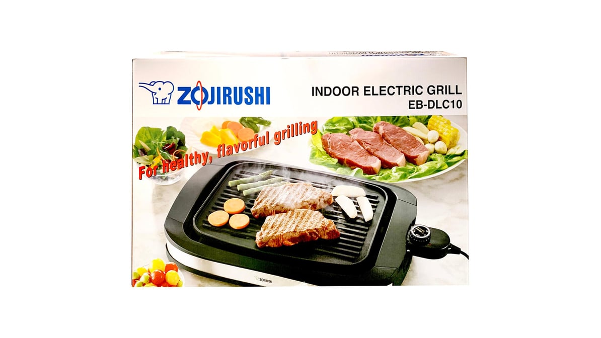 Zojirushi EB-DLC10 Indoor Electric Grill Stainless Black