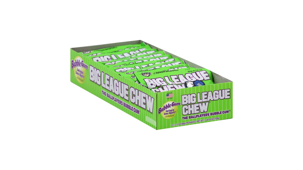 Big League Chew Gum - Swingin' Sour Apple