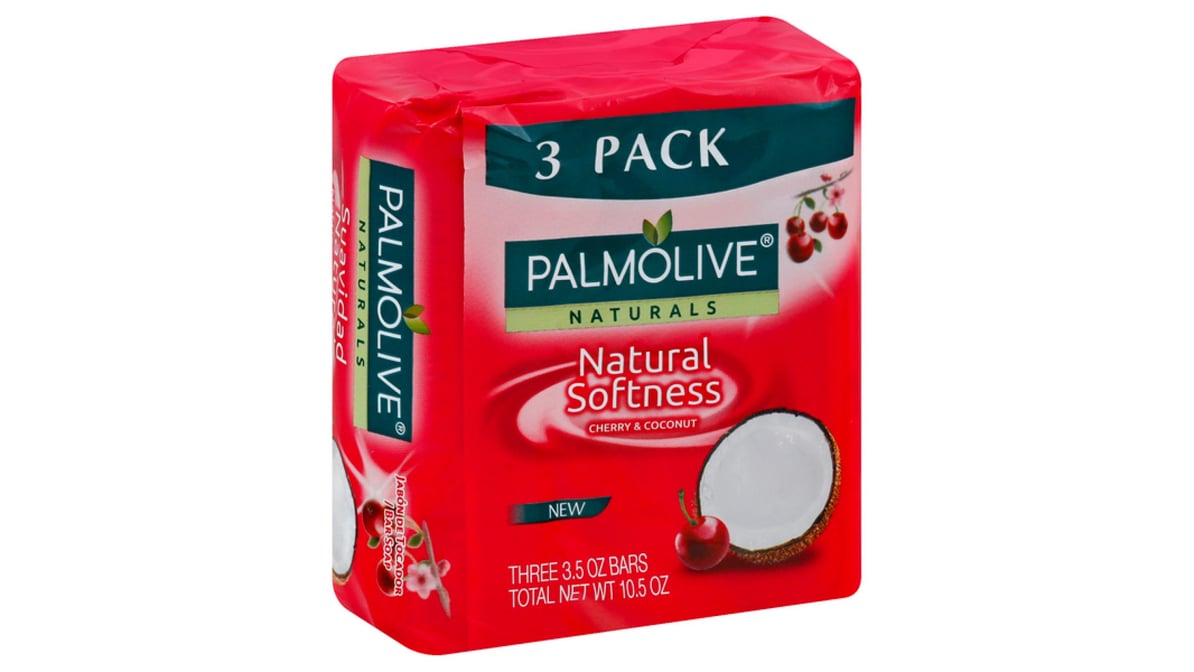 Palmolive Bar Soaps Cherry & Coconut (3.5 oz x 3 ct) | Delivery Near Me -  Doordash