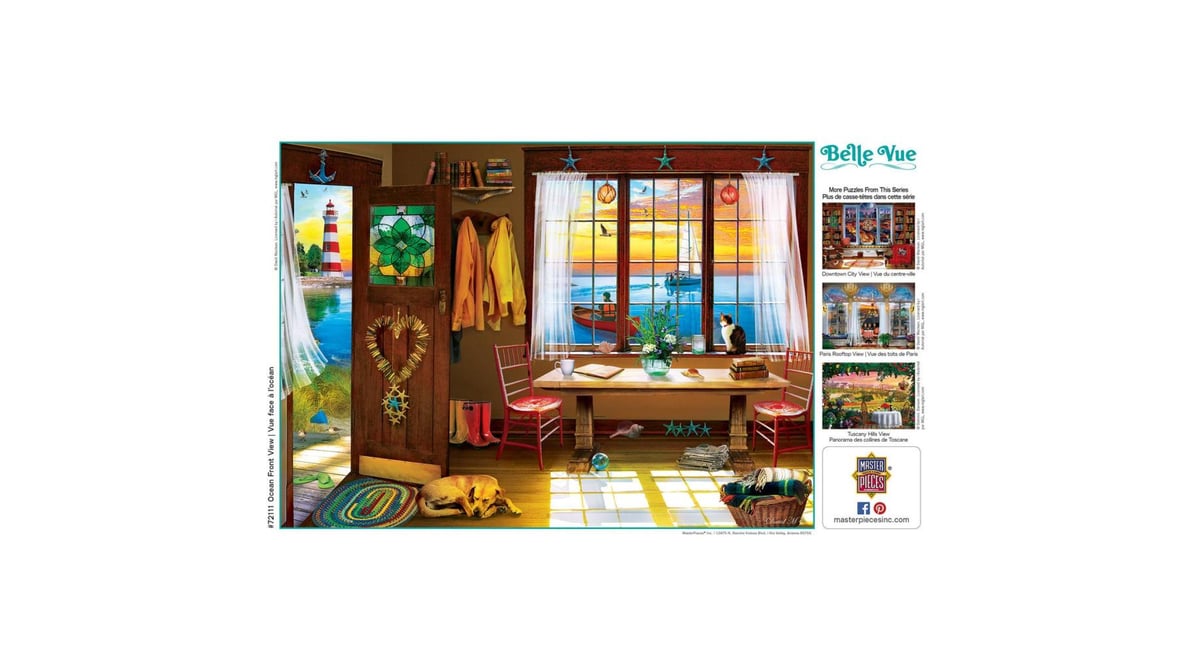 MasterPieces Belle Vue Ocean Front View 1000-Piece Jigsaw Puzzle | Delivery Near  Me - Doordash