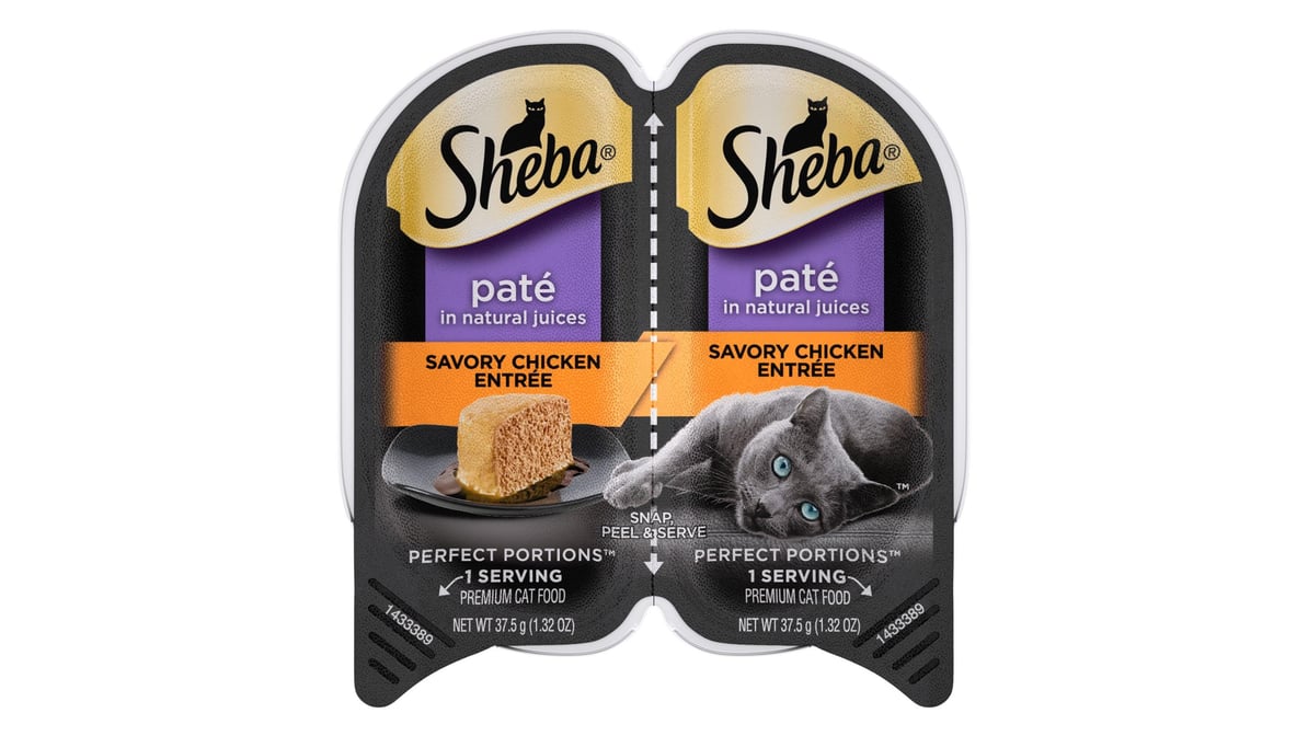 Sheba chicken shop pate cat food