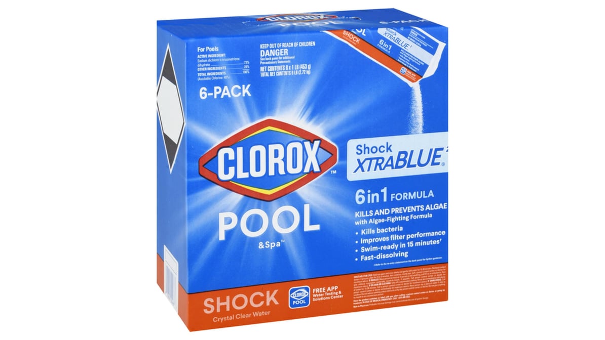 Clorox Pool&Spa Shock Xtra Blue Pool deals Shock for Swimming Pools