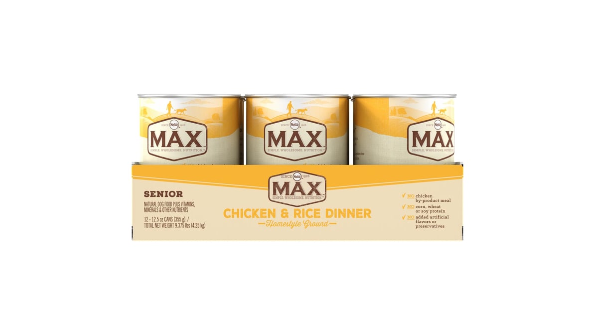 Nutro max fashion canned dog food