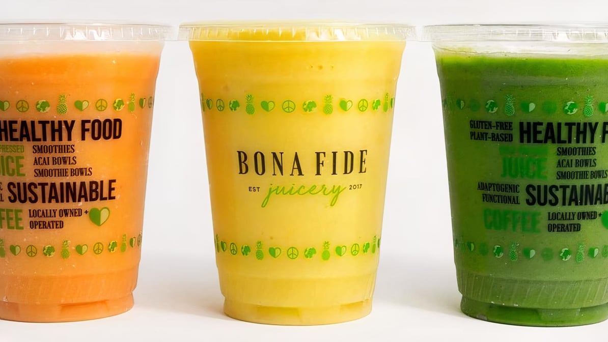 Bona Fide Juicery: Health Food Restaurant, Smoothie and Juice Bar