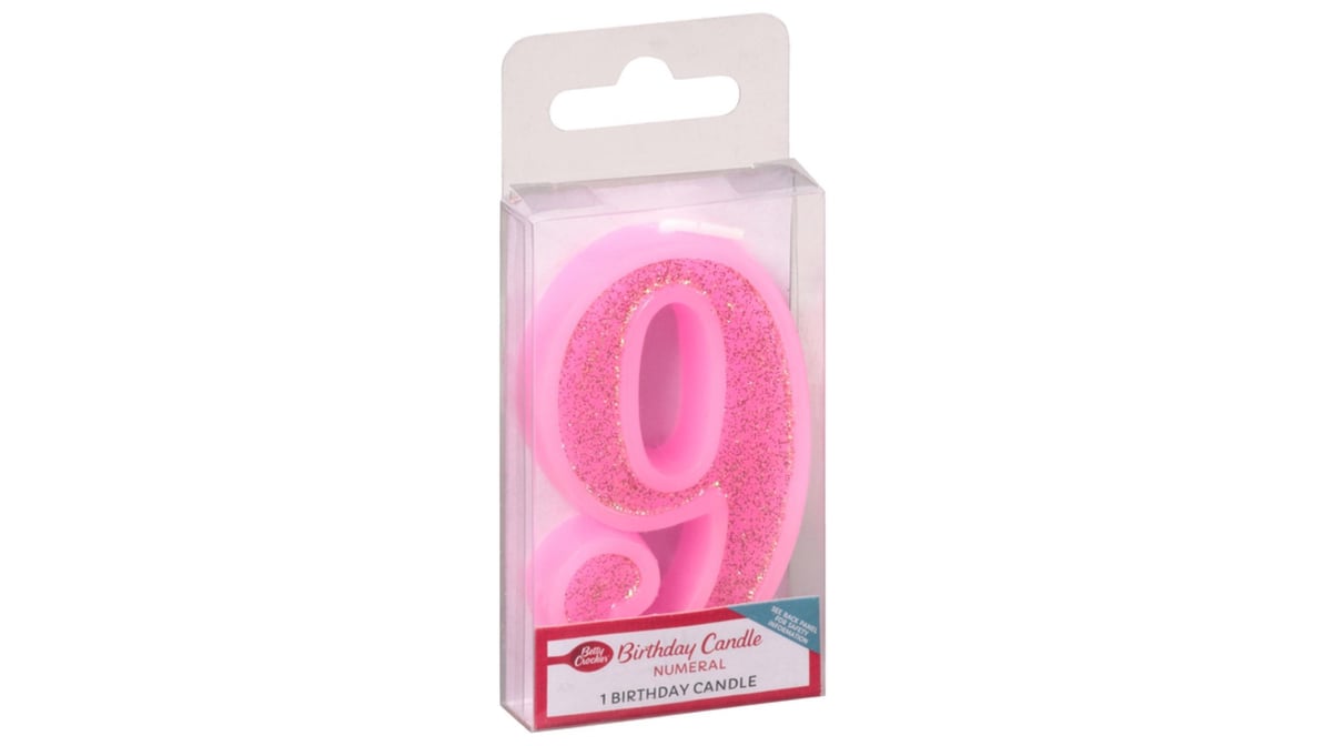 Betty Crocker Birthday Candle Numeral 9 | Delivery Near Me - Doordash