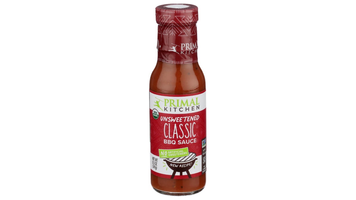 Primal Kitchen Organic And Unsweetened Classic Bbq Sauce - 8.5oz