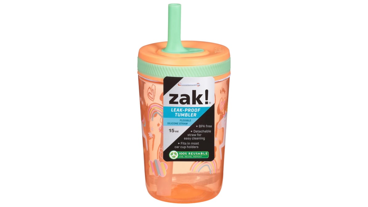 Save on Zak! Leak-Proof Tumbler Unicorn & Rainbows 15 oz Order Online  Delivery